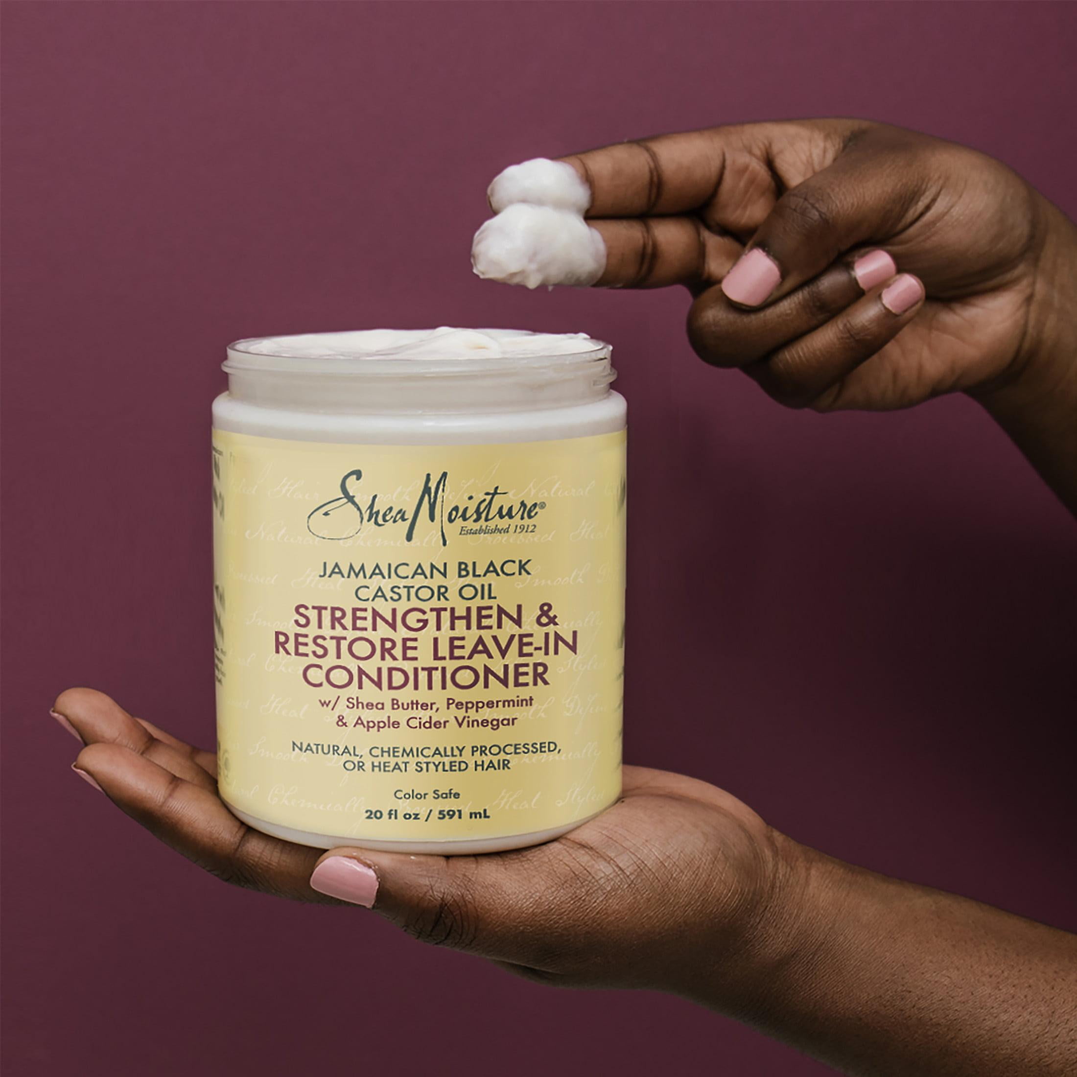 (2 pack) SheaMoisture Leave In Conditioner Jamaican Black Castor Oil, 20 oz Jar  (图3) (2 pack) SheaMoisture Leave In Conditioner Jamaican Black Castor Oil, 20 oz Jar  (图3)