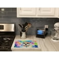 thumbnail image 3 of Bichon Frise Hippie Dawg Glass Cutting Board Large 12 in x 15 in, 3 of 5