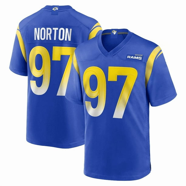 Camiseta de fútbol americano para hombre de #97 Bill Norton