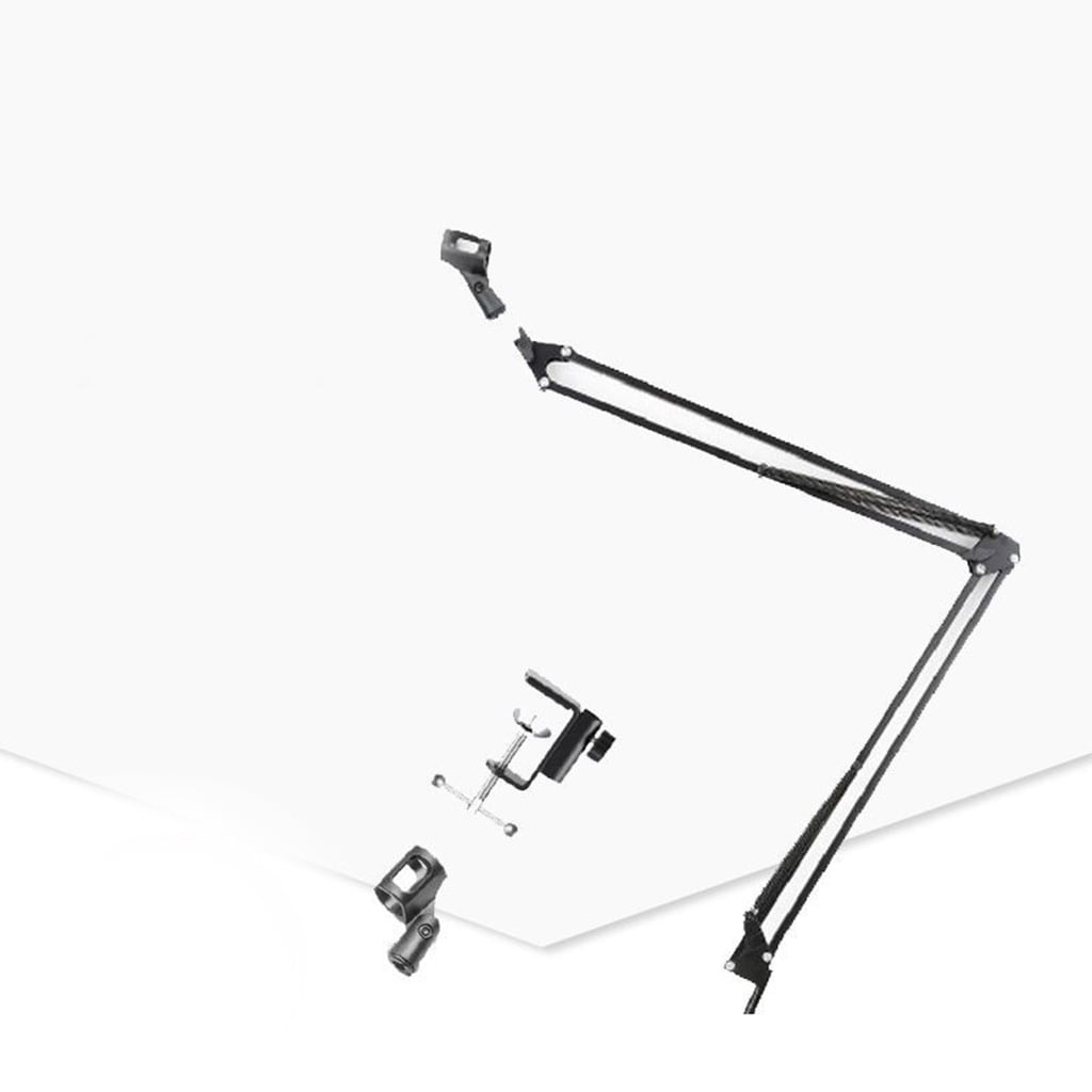 Boom Arm Stand Heavy Duty 360° Adjustable Metal Mic Stand Desktop Bracket
