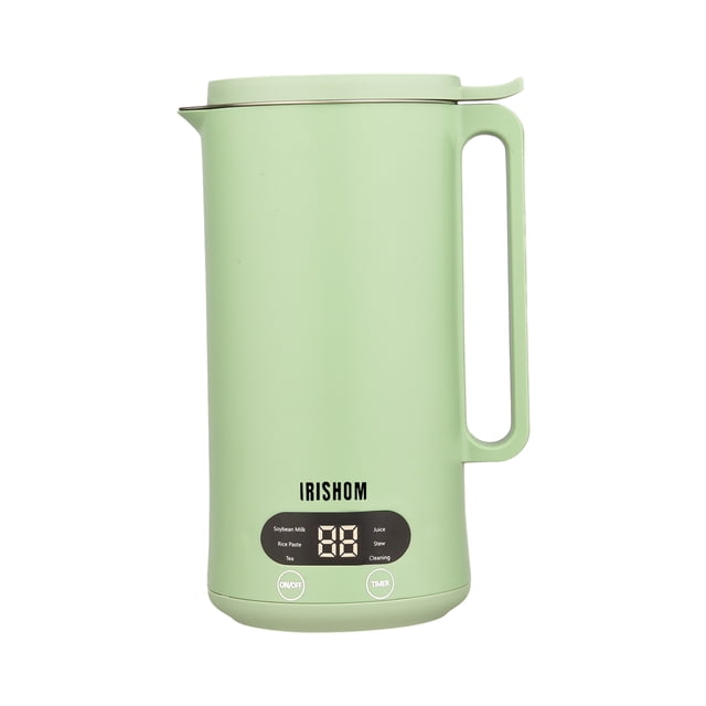 Riwcyla IRISHOM Multifunction Soymilk Maker 350mL Juicer Soy Milk Machine with Stainless Steel and Blade Multi Cooker Mixer for Rice Cereal Boiling Food