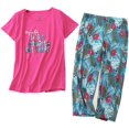 thumbnail image 1 of Ensembles de Pyjama pour Femmes, Hauts de Nuit avec Pantalons Capri, 1 of 7