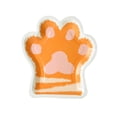 thumbnail image 2 of Hyknon 10Pcs Paw Party Paper Plates, 8x9 Inch Cute Disposable Dinner Dessert Plates, Dining Dinnerware Plate Sets for Birthday Baby Shower Salad Cake, Orange, 2 of 6