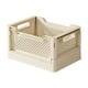 thumbnail image 2 of Xihbxyly Caja de Almacenamiento Plegable, Organizador Multifuncional con Ruedas, Diseño Que Ahorra Espacio, Material Transpirable, Ideal para Dormitorio, Sala de Estar, Garaje, Color Beige y Blanco,, 2 of 6