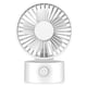 thumbnail image 2 of Ventilador de escritorio pequeño recargable por USB Inteprter funcionamiento silencioso, 2 of 6