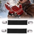 thumbnail image 4 of olkpmnmk Elastic Hat Coat Clips,Glove Clip,Elastic Mitten Clips,Cinch Clip,Sweater Clips,Glove Holder Clip,Hat Clips,Shirt Clips To Tighten,Hat Clips For Travel,No More Lost Gloves,Black,1PC,4.72"x1", 4 of 4
