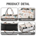 thumbnail image 4 of Large Capacity Tote Bag,White Boho Bohemia Rainbow Autumn Leaves Trees Pattern Handbag Fashion Luxury Tote Bag,15.7"x13"x 5.1" Inches,Laptop Compatible, 4 of 6