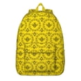 thumbnail image 1 of Adorable Bee Pattern Backpack – Honeycomb Bumble Bee Cartoon Print Bookbag for Outdoor Travel and School, 1 of 5