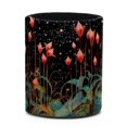 thumbnail image 1 of Organizador de escritorio compacto para bolígrafos - Almacenamiento funcional para artículos de maquillaje y estudio de arte - Diseño cilíndrico y cuboide, Starry Plants, 1 of 5