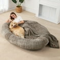 thumbnail image 1 of Large Pet Bed Dog Bed For Humans Size Fits You And Pets, Sleeping Dog Nest, 1 of 4