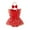 Red, variant on MEZZALL Girls Lace Sleeveless Floral Onesie Bodysuits One-Pieces Dress Headbands Set Cute, 0-3 Months