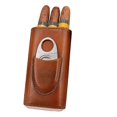 thumbnail image 4 of Cigar Leather Humidors, Cigar Leather Box, Brown Leather Humidors1pc, 4 of 4