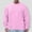 Pink, variant on dzxyzu Men's Regular-Fit Long-Sleeve T-Shirt Casual Crewneck Solid Color Pullover Sweatshirt Big and Tall Loose Workout Running Shirts Tops Wine