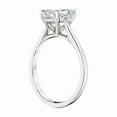 thumbnail image 4 of Cora Jewellery 2CT Round Moissanite Ring, Solitaire Engagement Ring for Women, 18K White Gold, 8 US, 4 of 5