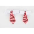 thumbnail image 3 of CIMAXIC Cravates de Mariage pour Animaux de Compagnie Chien Chat avec Collier Blanc Cravate Ajustable pour Accessoires de Fête de Mariage - Taille G(Rayures Rouges et Blanches),6.3"X1.38"X0.2 Pouces, 3 of 4