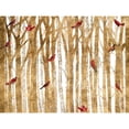 thumbnail image 3 of Studio W 14x12 Black Modern Framed Museum Art Print Titled - Red Bird Christmas Collection A, 3 of 5