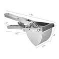 thumbnail image 5 of Potato Ricer Potato Masher Stainless Steel Potato Squeezer Fruit Ricer, 5 of 5