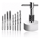 thumbnail image 2 of Machuelos Con Maneral Brocas Para Rosca Roscador M3 - M8 5 pzs, Plata, 2 of 5