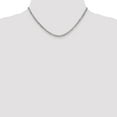 thumbnail image 5 of Auriga Fine Jewelry 14K White Gold 3.35mm Curb Chain Necklace 16inch for Women, 5 of 6