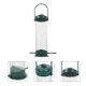 thumbnail image 2 of 2 comederos colgantes para pájaros, herramienta de alimentación para pájaros silvestres al aire libre, comedero metálico para pájaros., 2 of 7