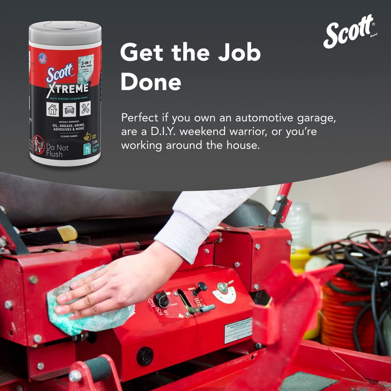 Scott Xtreme Cleaning Wipes, 75 Sheets photo 6