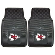 Kansas City Chiefs 2-pc Vinyl Car Mats 17"x27"