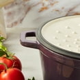 thumbnail image 3 of BergHOFF Neo 5pc Cast Iron Dutch Oven Set with 10" Fry Pan, 3qt. & 5qt., Purple, 3 of 8