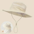 thumbnail image 2 of Huowey Toddler Bucket Hat Solid Cap Boys Hat Baby Sun Hat Kids Beach Hats Wide Brim Outdoor Play For Boy And Girl, 2 of 7