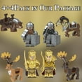 thumbnail image 4 of Medieval Characters Ancient Roman Minifigures Knights Soldiers Action Figures Elf Goats and Wild Boars Building Blocks Toy Kids Toys Gifts Collectibles, 4 of 12