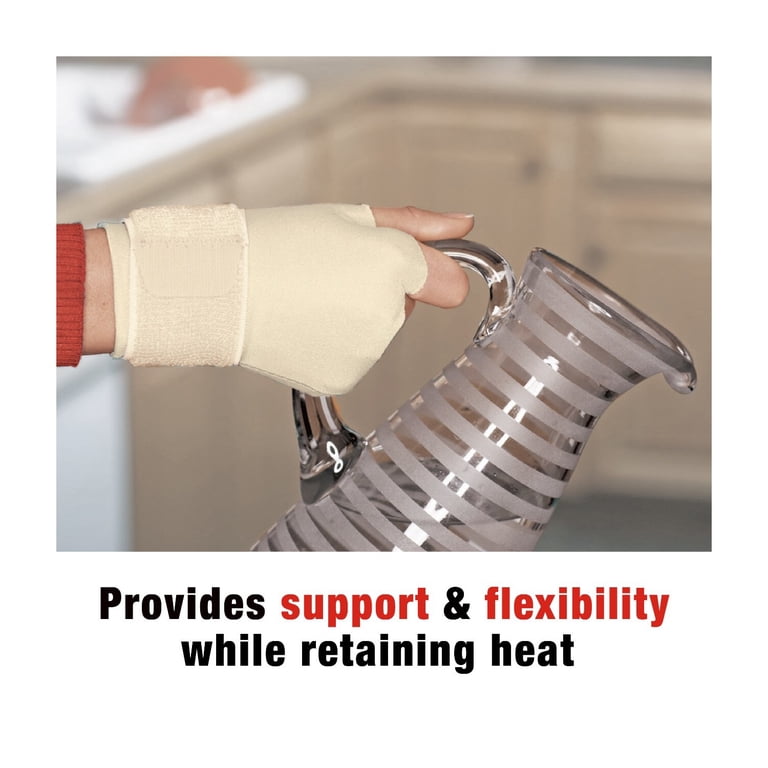 ACE Brand Energizing Hand Compression Support, Large/Extra, Beige