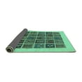 thumbnail image 2 of Ahgly Company Indoor Rectangle Abstract Turquoise Blue Modern Area Rugs, 5' x 7', 2 of 4