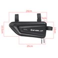 thumbnail image 3 of Eigraketly Bolsa de tubo frontal MTB, bolsa de sillín de ciclismo impermeable, diseño de cremallera, bolsa de alforja de almacenamiento de marco de tubo Ciclismo Eigraketly OD0438-00, 3 of 6
