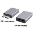 thumbnail image 2 of USB 3.0 Type-C to Micro-B Adapter (F/M) USB 3.0 Micro-B to Type C Fast Adapter, 2 of 3