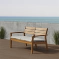 thumbnail image 2 of Real Flame Banquette à Deux Places en Teck, 2 of 7