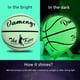 thumbnail image 1 of Brilla en la noche baloncesto tamaño 5 tamaño 6 Tamaño 7 niños adultos estudiante PU cuero suave al aire libre resistente al desgaste y antideslizante Fivean unisex, 1 of 2