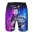 thumbnail image 4 of Men's Roma-n Wres-Tler Reig-n Swim Trunks Quick Dry Bathing Suits Holiday Beach Short Casual Board Shorts, 4 of 8