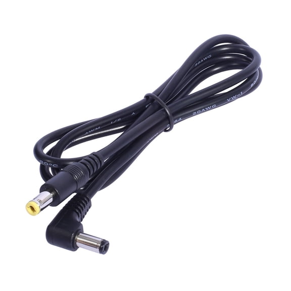 DC5525 to DC5521 Power Cable 5.5mmx2.1mm /5.5mmx2.5mm Male to Male Cord Line for Security Cameras Sound Equipment