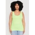 thumbnail image 2 of Womens Plus Size Rib Knit Tank Top, 2 of 5