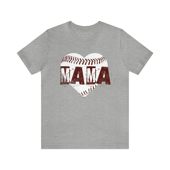 Women's Baseball Mom Shirt Mama Baseball Top Mother's Day Shirt Gift