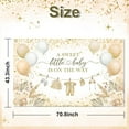 thumbnail image 4 of Boho Baby Shower Banner Neutral Gold Baby Shower Party Decorations A Sweet Little Baby is On The Way Banner for Neutral New Baby Party, Gender Reveal Party Decor, 4 of 8