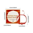thumbnail image 3 of ZhyrZng Red Rope Pattern Bracelet For Feng Shui Transportation Adding Color Praying For Blessings And Attracting Wealth, 3 of 9