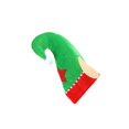 thumbnail image 2 of Kmbangi Christmas Unisex Clown Cap Stripe Pattern Elf Hat Costume Props, 2 of 2