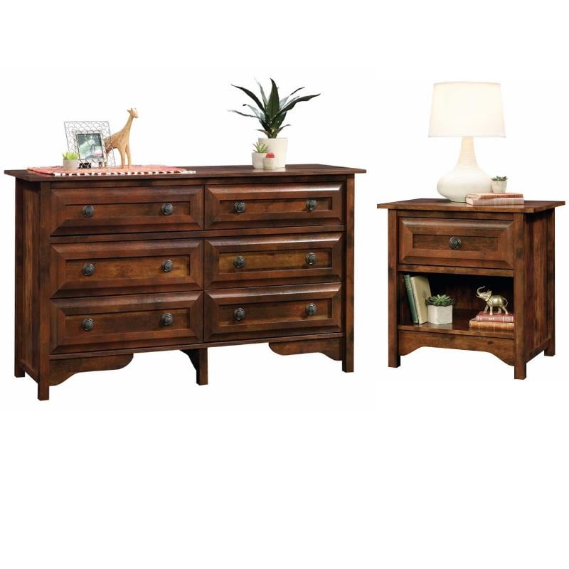 Viabella 2 Piece 6 Drawer Dresser And Nightstand Set In Curado