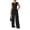 Black, variant on Laqbezok Women's 2-Piece Elegant Vest and Wide Leg Pants Set, Casual V-Neck Button Down Waistcoat and Trousers Outfit, Modern Business Casual Suit with Pockets