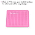 thumbnail image 4 of Uxcell 3.1" x 3.1" Cutting Mats Rotary Fabric Mat Self Recover Double Sided Mini, Pink 2 Pack, 4 of 5