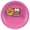 Bright Pink, variant on Amscan 9" Caribbean Big Party Pack Round Paper Plates 5/Pack 50 Per Pack (650013.54)