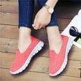 thumbnail image 4 of YOURDIARY Women's Slip On Loafers Comfort Low Vamp Casual Walking Shoes, Breathable Lightweight Wide Width Memory Foam Sole Sneakers, 4 of 7