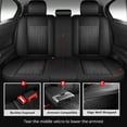 thumbnail image 4 of Fundas de Asiento Universales MIROZO 181215 MIROZO Juego Completo Impermeable Piel Sintetica, 4 of 5