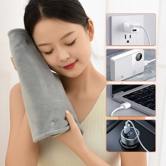 YHAICO Electric Blankets Queen Size USB Smart Hand Warmer for Office and Home Use Heats Hands Legs Waist and Abdomen Heated Hand Warmer