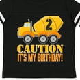 thumbnail image 4 of Inktastic 2nd Birthday Construction Truck, Cement Mixer 2 Years Old Boys or Girls Toddler T-Shirt, 4 of 5